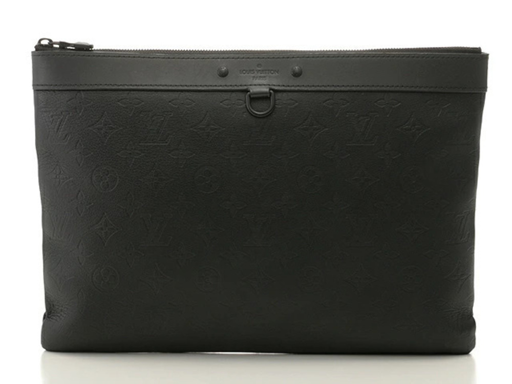 LOUIS VUITTON Bag Shoulder Pochette Discovery Monogram Shadow Black